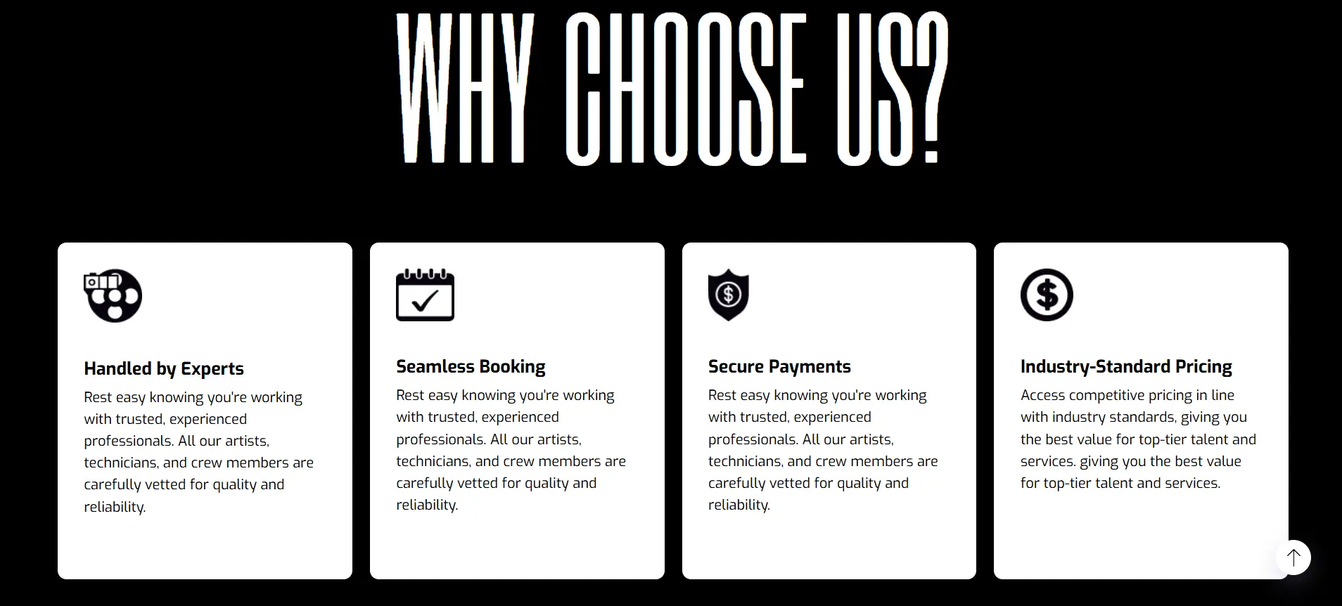 Star Vibe Music Artists Showcase Webpage