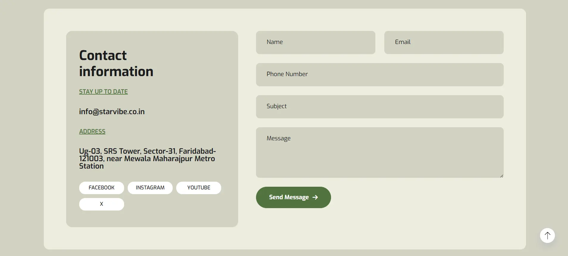 Star Vibe Musical Talent Platform Interface
